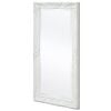vidaXL Wall Mirror Baroque Style 100x50 cm White