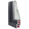 vidaXL Basement Window "RISOR" 100x60 cm Tilt&Turn DIN Left Anthracite