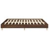 vidaXL Bed Frame without Mattress Brown Oak 180x200cm Engineered Wood