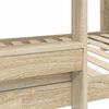 vidaXL Bunk Bed for Kids Sonoma Oak 90 x 200 cm Engineered Wood