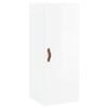 vidaXL Wall Mounted Cabinet High Gloss White 34.5x34x90 cm