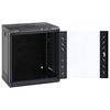vidaXL Network Cabinet with Storage Black 53 x 45 x 60 cm Steel