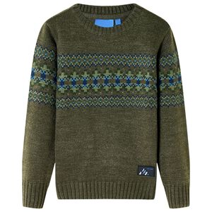 vidaXL Kids'Sweater Knitted Khaki 92