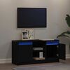 vidaXL TV Units Black 100 x 34 x 50 cm Engineered wood