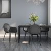 vidaXL Dining Chairs 4 pcs Grey PP