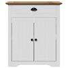 vidaXL Bathroom Sink Cabinet BODO White and Brown 70x35x80 cm