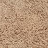 vidaXL Bathroom Mat Set 2 Pieces Fabric Beige