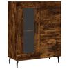 vidaXL Sideboard Smoked Oak 69.5x34x90 cm Engineered Wood