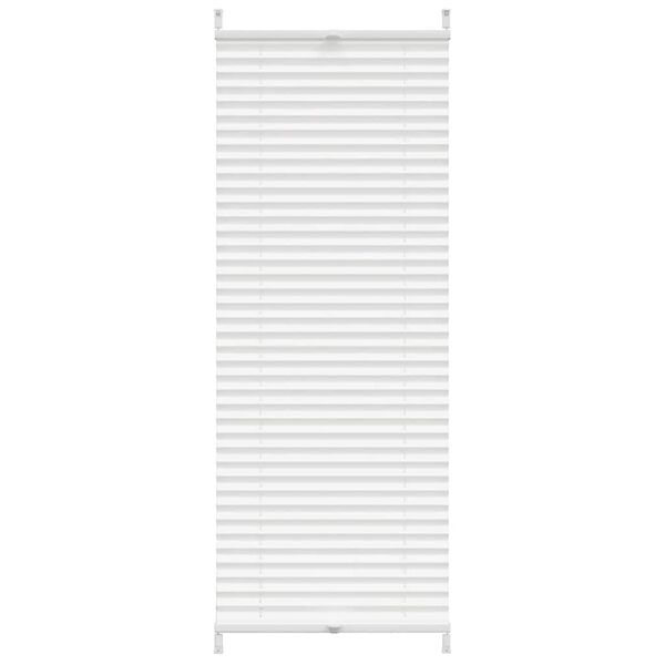 Plisse Blind 50x125cm White Pleated Blind