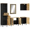 vidaXL 5 Piece Bathroom Furniture Set Solid Wood Mango