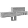 vidaXL Wall-Mounted Coat Rack Grey Sonoma 100 x 12 x 43.5 cm