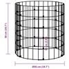 vidaXL Circular Gabion Pole Galvanised Steel &Oslash;50x50 cm