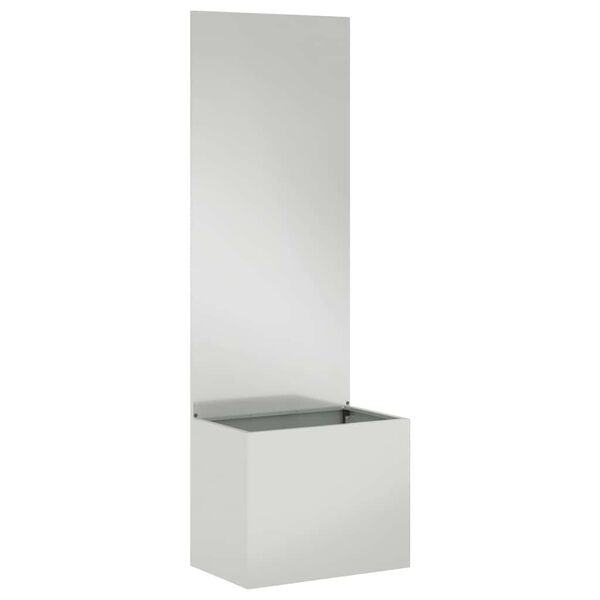 vidaXL Garden Privacy Screen Silver 50 x 140 cm Galvanised steel