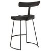 vidaXL Bar Stools 2 pcs Black 49x43x79 cm Solid Wood Mango