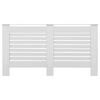 vidaXL Radiator Covers 2 pcs White 152x19x81.5 cm MDF