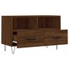 vidaXL TV Cabinet Brown Oak 80x36x50 cm Engineered Wood