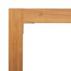 vidaXL Bench Oil Natural 110 x 30 x 45 cm Solid Teak Wood