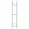 vidaXL Firewood Rack 80x28x154 cm Stainless Steel