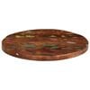 vidaXL Table Top Ø 60x2.5 cm Round Solid Wood Reclaimed
