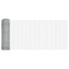 vidaXL Fence with Posts Silver 0.6 x 100 m PVC-coated steel