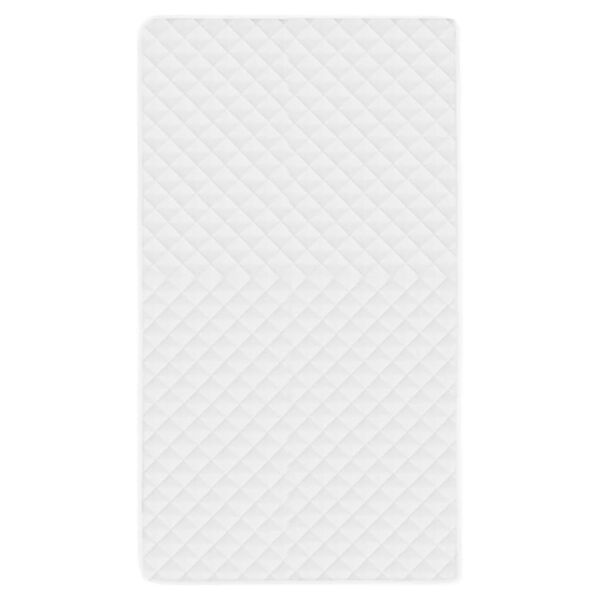 vidaXL Quilted Mattress Protector White 120x200 cm Light