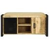 vidaXL Bench Cabinet Brown 100 x 35 x 50 cm Solid Mango wood