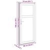 vidaXL Side Entrance Door 88 x 198 cm PVC