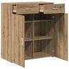 vidaXL Storage Cabinet Artisan oak 80 x 42.5 x 93.5 cm Engineered wood