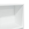 vidaXL Bookcase White 60x24x143 cm Engineered Wood