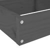 vidaXL Garden Planter 4-Tier 106x104.5x36 cm Grey Solid Wood Pine