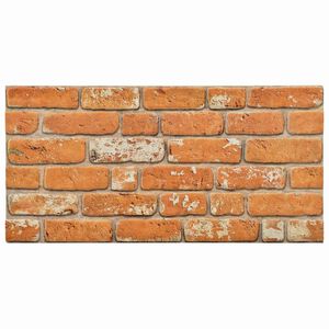vidaXL Wall Panels 10 pcs 100 x 50 cm Brick EPS Foam