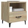 vidaXL Bedside Cabinet Sonoma Oak Engineered Wood