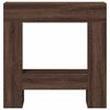 vidaXL Fireplace Surround Brown Oak 81x18x82 cm Engineered Wood