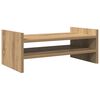 vidaXL Monitor Stand Artisian Oak 50x27x20 cm Engineered Wood