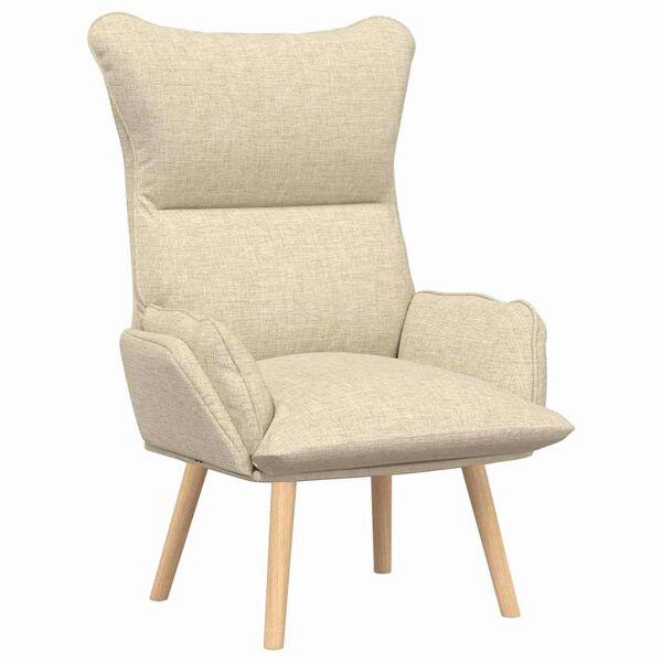vidaXL Armchair Cream 69 x 74 x 93 cm Sherpa Fabric