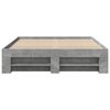 vidaXL Bed Frame without Mattress Concrete Grey 120x200cm Engineered Wood