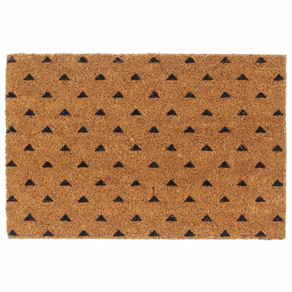 vidaXL Door Mat Natural 40x60 cm Tufted Coir