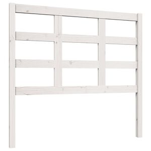 vidaXL Bed Headboard White 105.5x4x100 cm Solid Wood Pine