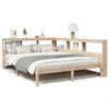 vidaXL Bookcase Bed without Mattress 160x200 cm Solid Wood Pine