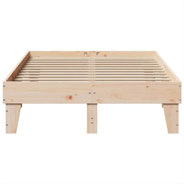vidaXL Bed Frame without Mattress 120x200 cm Solid Wood Pine