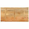 vidaXL Table Top 110x60x3.8 cm Live Edge Solid Wood Mango