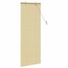 vidaXL Roller Blind with Curtains Manual Nature 60 x 160 cm Bamboo