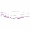 vidaXL Bed Mattress with Mattress Grey 180 x 200 cm Fabric