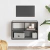 vidaXL TV Cabinet Grey Sonoma 60x31x39.5 cm Engineered Wood and Metal