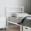 vidaXL Metal Replace Headboard White 80 cm