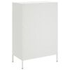vidaXL Highboard White 68x39x101.5 cm Steel