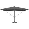 vidaXL Umbrella Anthracite 351 x 250 x 253 cm Polyester and Aluminium