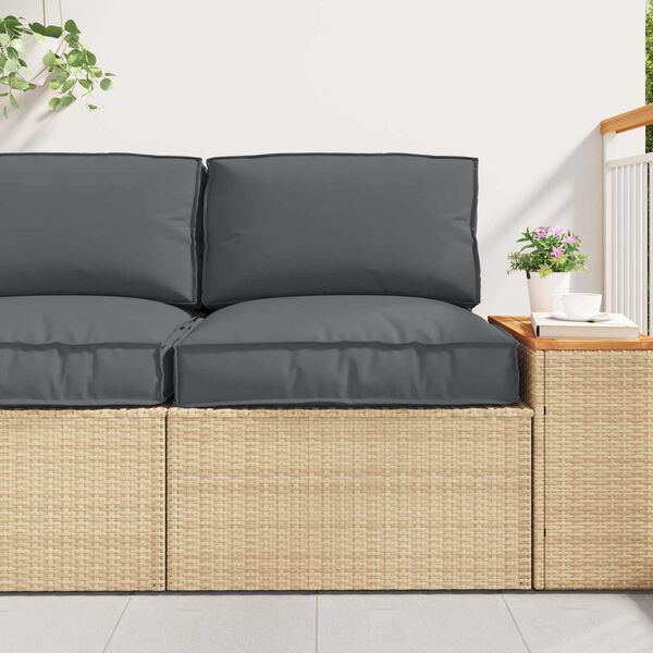 vidaXL Pallet Cushion Set 2 pcs Anthracite Oxford Fabric