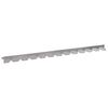 vidaXL Lawn Edging 50 pcs 102 x 4 x 4 cm Steel Silver