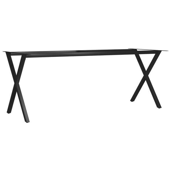 vidaXL Dining Table Leg X-Frame 200x80x72 cm